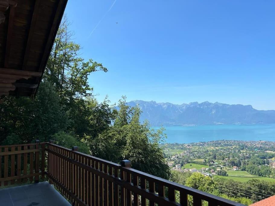 Swiss Chalet - Mountain And Lake View Blonay Esterno foto